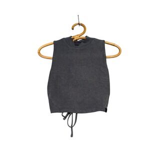 Lululemon | Ribbed Softstreme Cinch Back Cropped Tank